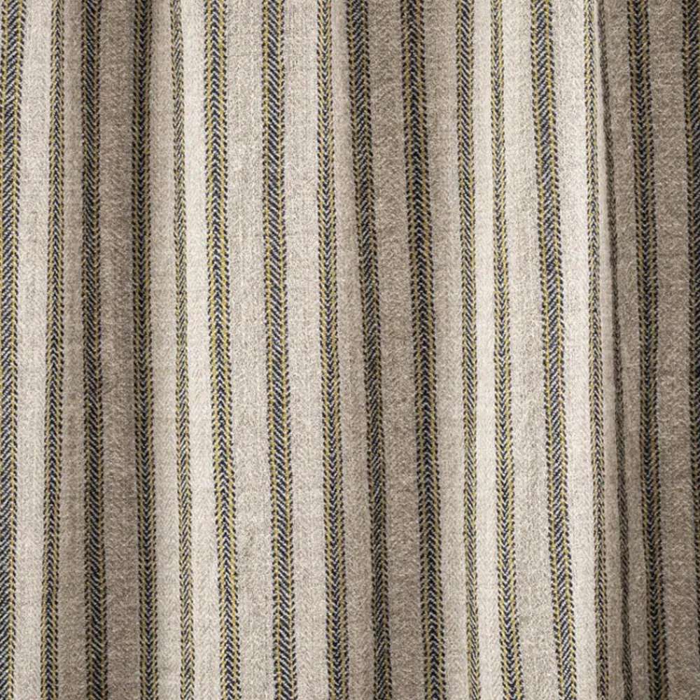 1050 MOISMONT Plaid en laine n°75 - Navy Blue - Moismont
