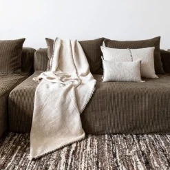 2959 BED AND PHILOSOPHY Plaid Enjoy - Naturel
