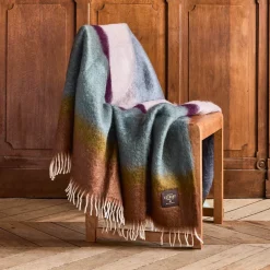 1492 MANTAS EZCARAY Plaid Matisse - Bleu & Violet