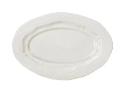 925 JARS CERAMISTES Plat oval Réfectoire - Sable Brillant