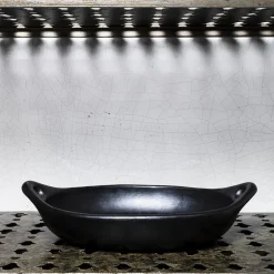 1950 INDIGENA Plat ovale Chamba - Noir