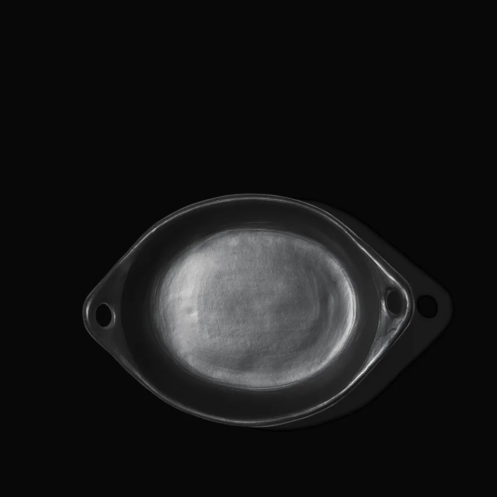 1950 INDIGENA Plat ovale Chamba - Noir
