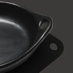 1950 INDIGENA Plat ovale Chamba - Noir