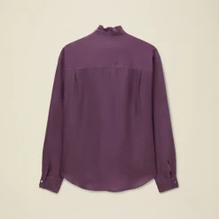 Women Pomandère - Chemise à volants - Violet