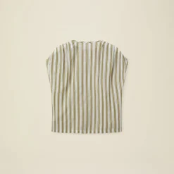 Women Pomandère - Chemise rayée - Pistachio