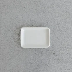 2135 MERIGOUS Porte-savon porcelaine - Blanc