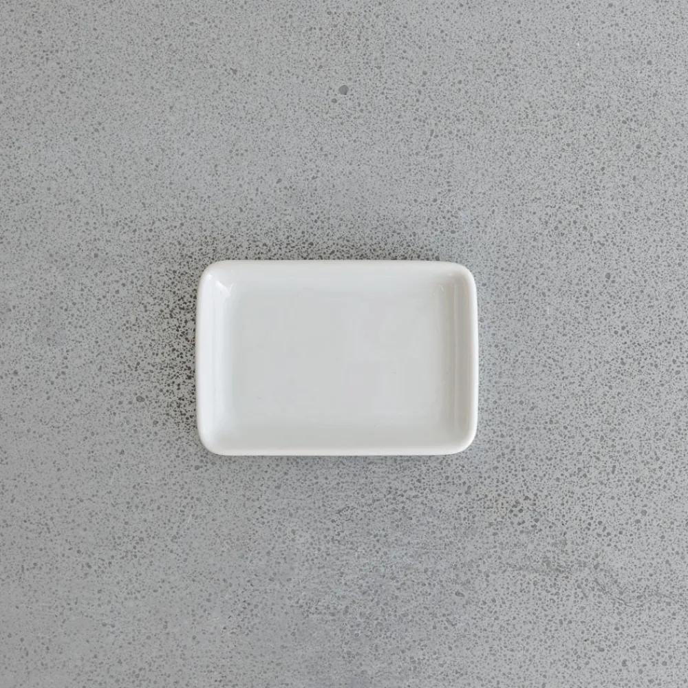 2135 MERIGOUS Porte-savon porcelaine - Blanc