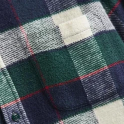 Portuguese Flannel - Chemise Bottle - Vert