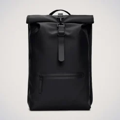 Rains - Sac à dos Rolltop Rucksack - Noir
