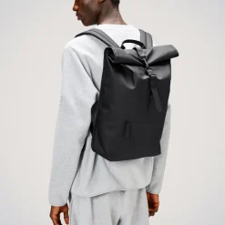 Rains - Sac à dos Rolltop Rucksack - Noir