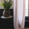 200 LINTEX Rideau en lin lavé - Beige Rosé