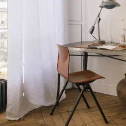 200 LINTEX Rideau en lin lavé - Blanc Optique