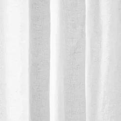 200 LINTEX Rideau en lin lavé - Blanc Optique