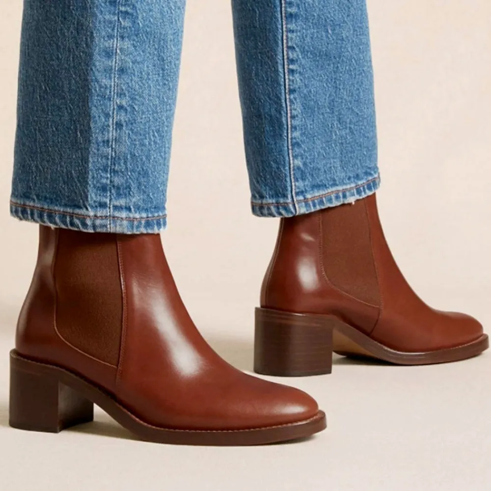 Women Rivecour - Bottines n°289 - Cognac