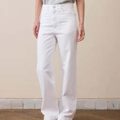 Women ROHE - Jeans Relaxed Fit - White Denim