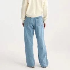 Women ROHE - Jeans Wide Leg - Denim Blue