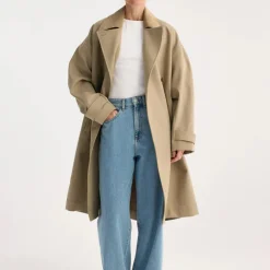 Women ROHE - Manteau Garden - Beige