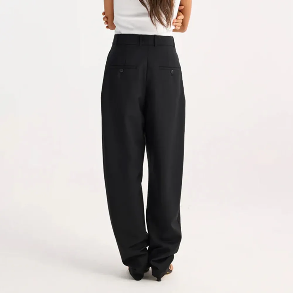 Women ROHE - Pantalon Tailleur - Noir