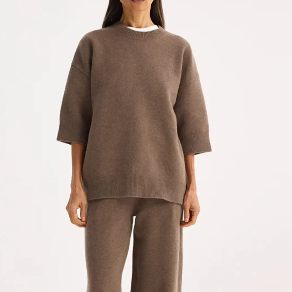 Women ROHE - Top Kintted - Taupe