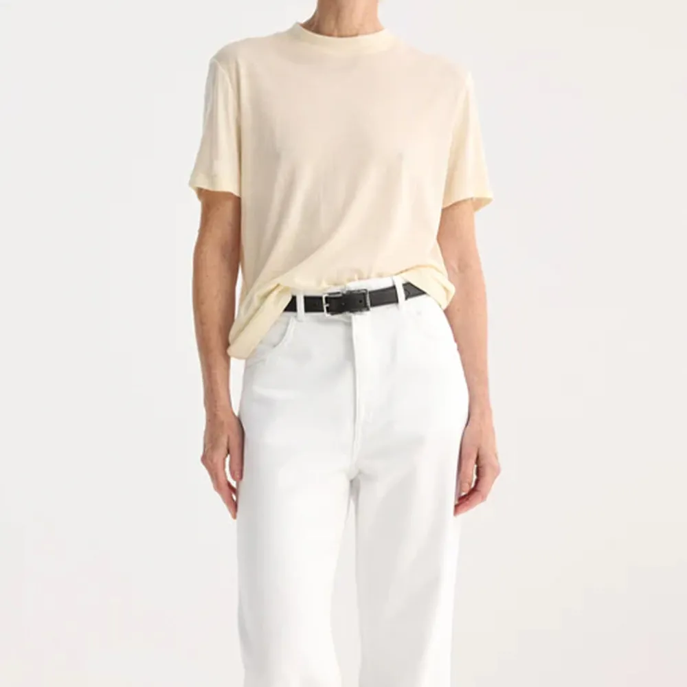 Women ROHE - T-shirt Spring - Blanc