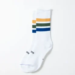 Women ROTOTO - Chaussettes 3 bandes - Bleu/Vert/Jaune