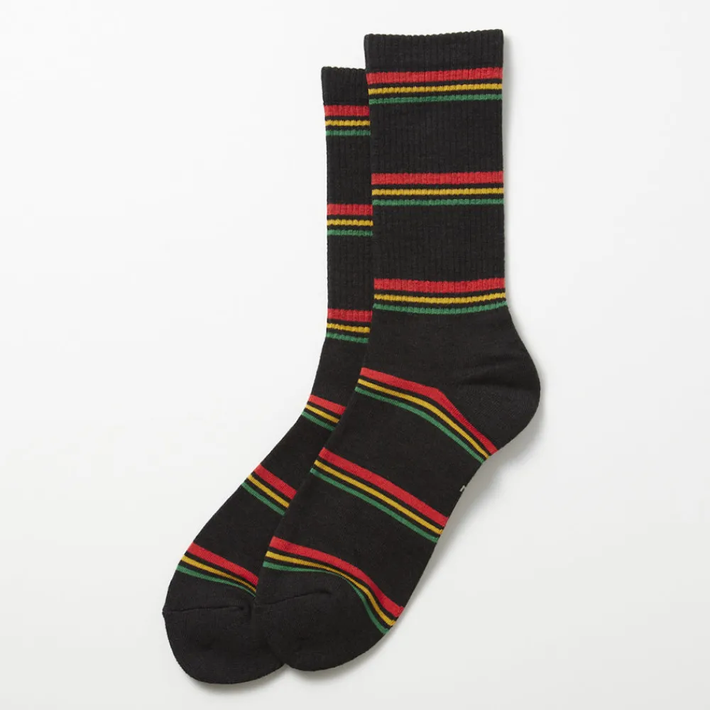 Women Rototo - Chaussettes à rayures Irie - Noir
