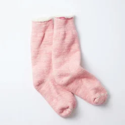 Women ROTOTO - Chaussettes double face R1001 - Rose