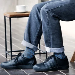 Women Rototo - Chaussettes Léopard - Bleu