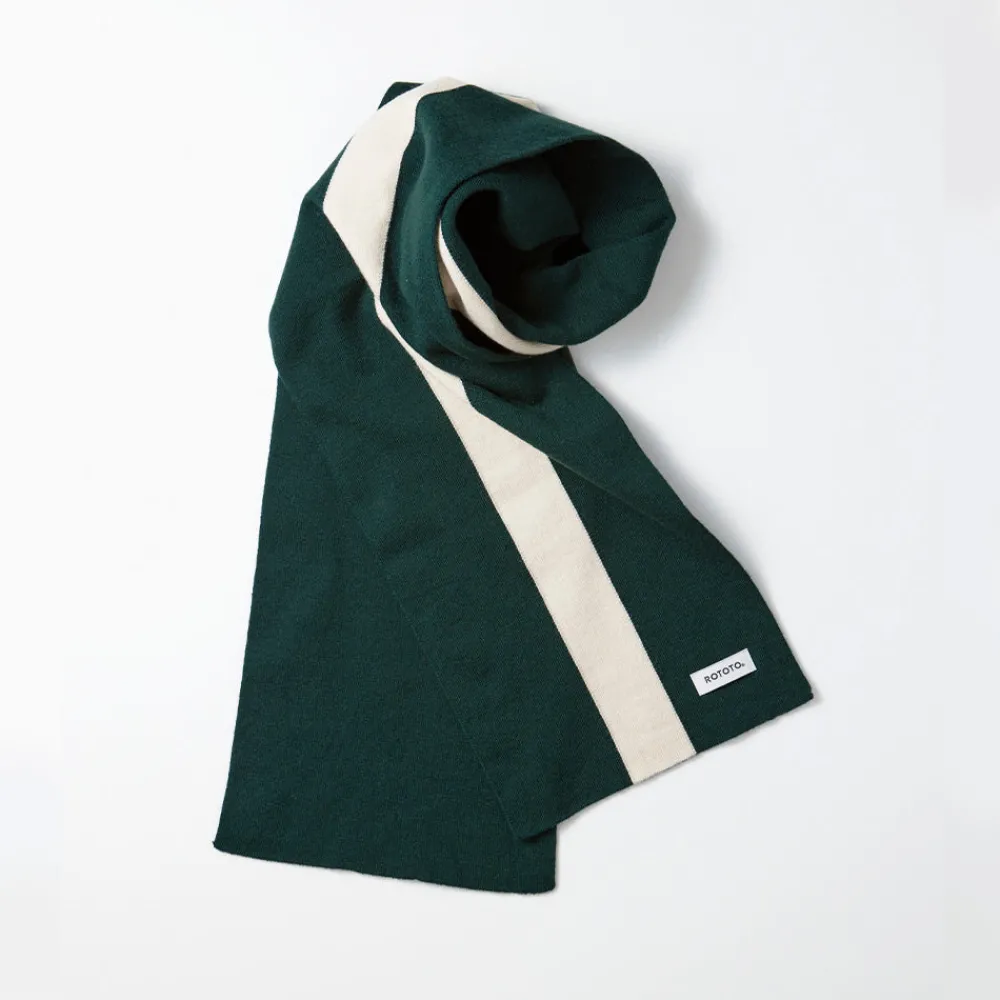 Women ROTOTO - Echarpe Schoolboy - Vert