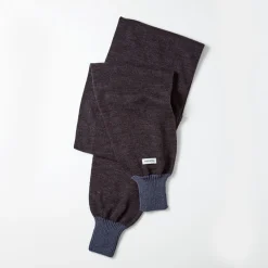 Women ROTOTO - Echarpe Sleeve - Charbon/Bleu
