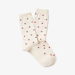 Women Royalties - Chaussettes Love - Ecru