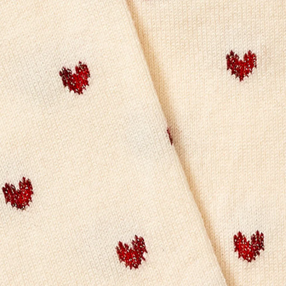 Women Royalties - Chaussettes Love - Ecru