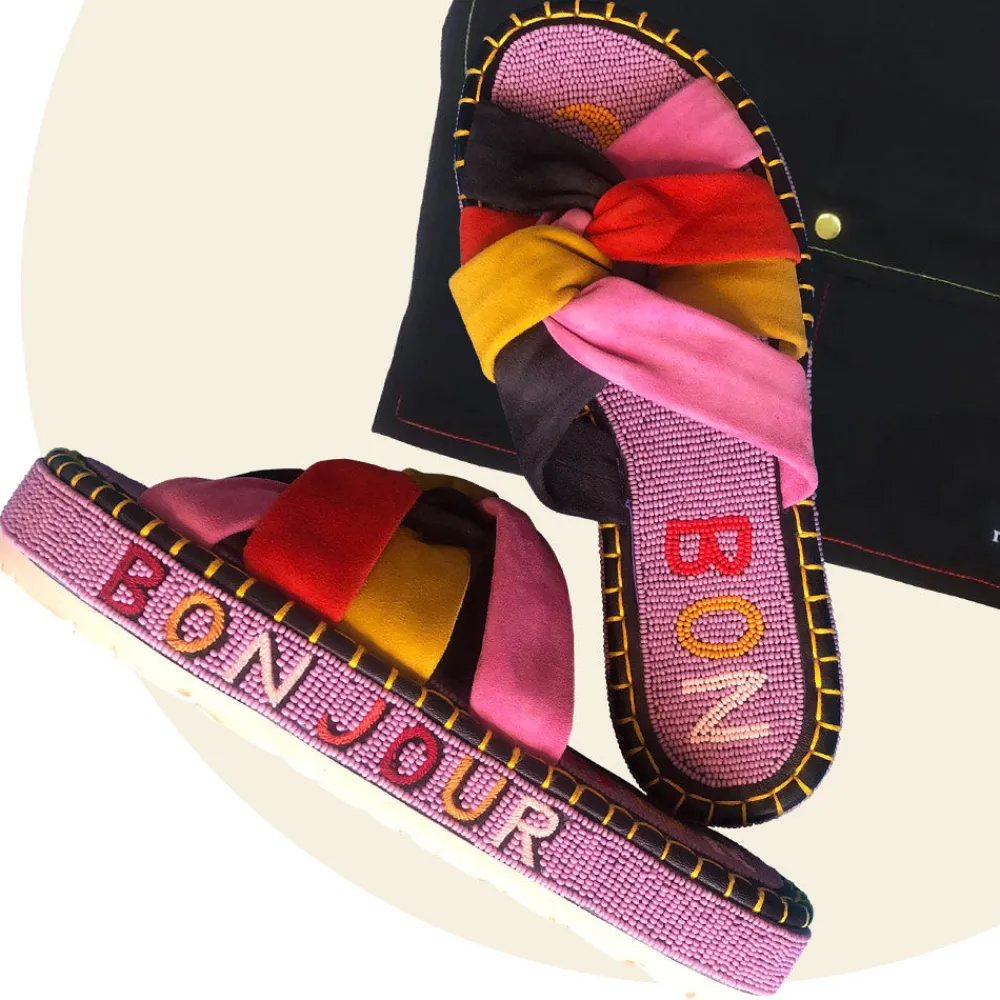 Women RUE DE LA LUNE - Sandales Bonjour - Fuschia