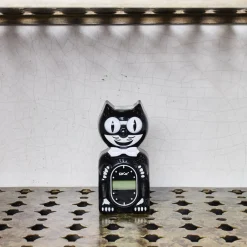 1786 KIT CAT KLOCK Réveil Kit Cat - Noir