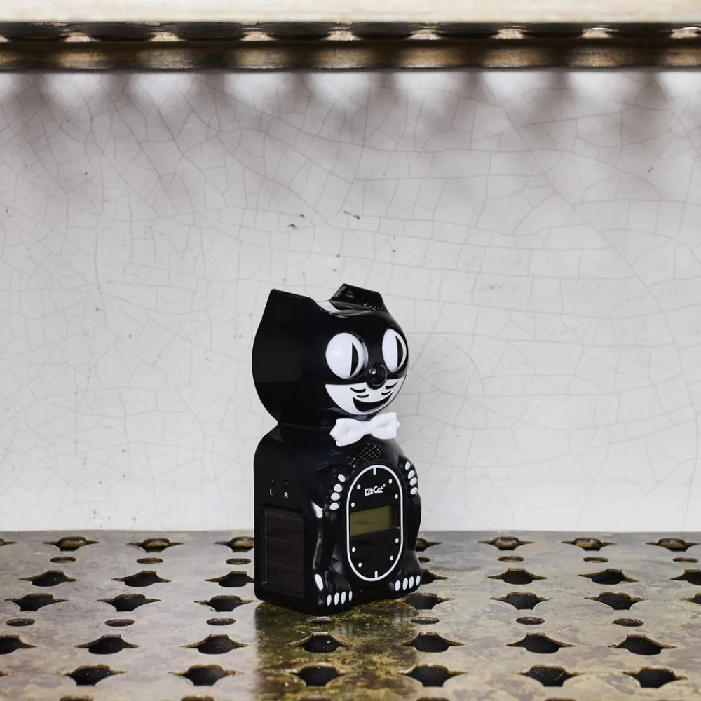 1786 KIT CAT KLOCK Réveil Kit Cat - Noir