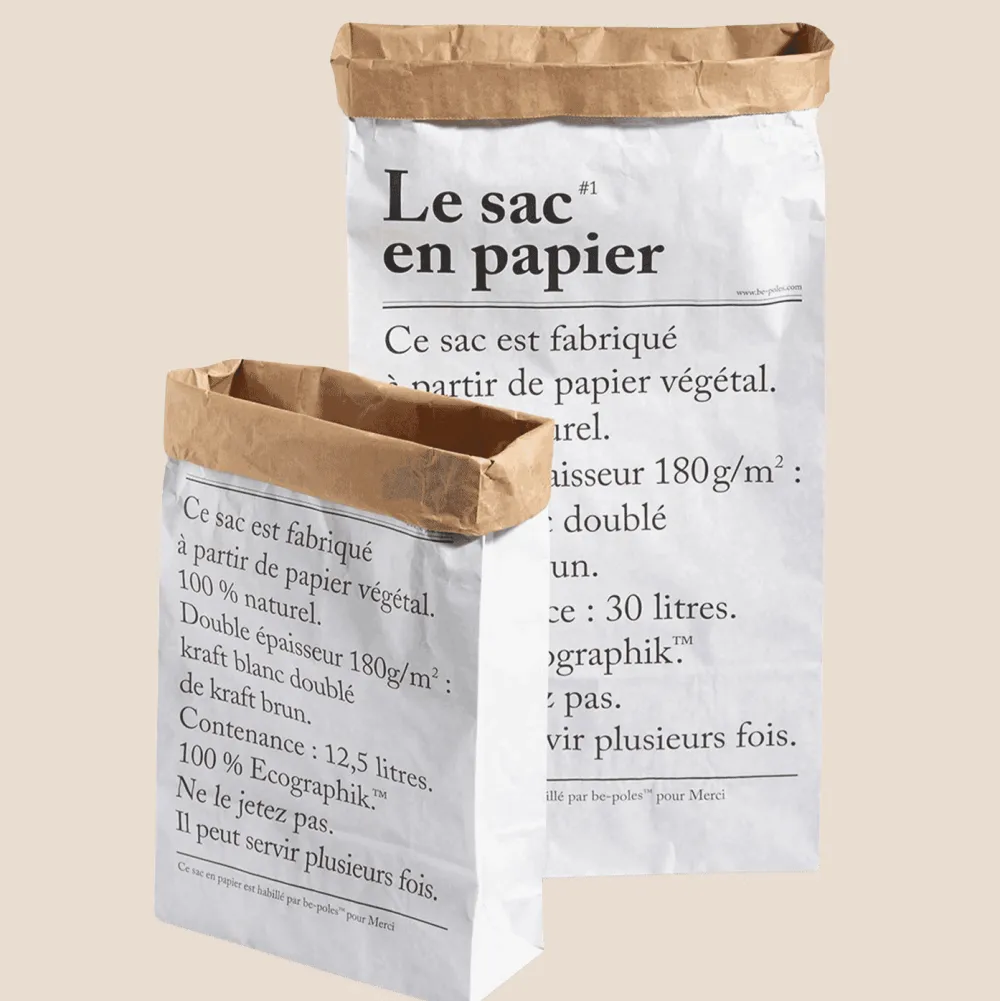 MERCI Sac en kraft recyclé