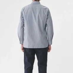 Sage de Cret - Chemise Broadcloth - Bleu