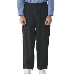 Sage de Cret - Pantalon Pegtop Herringbone - Noir