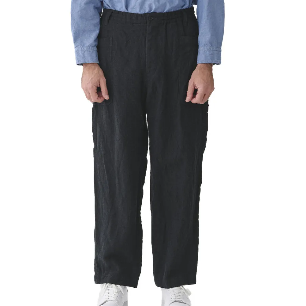 Sage de Cret - Pantalon Pegtop Herringbone - Noir