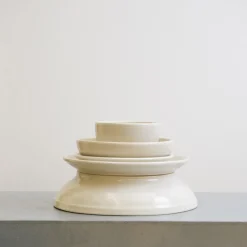 559 STONEWARE Saladier en grès fin - Blanc