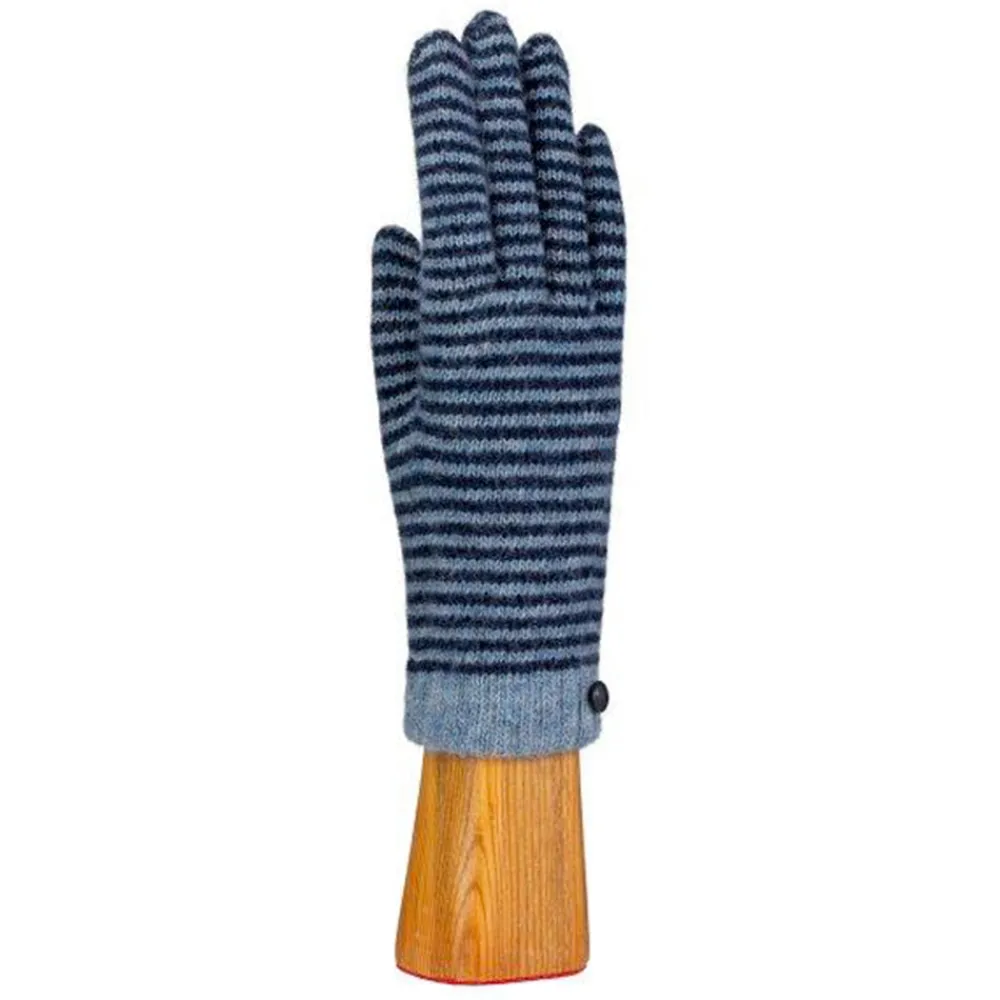 Women Santacana - Gants rayés - Bleu