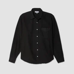 Save Khaki United - Chemise en Poplin - Noir