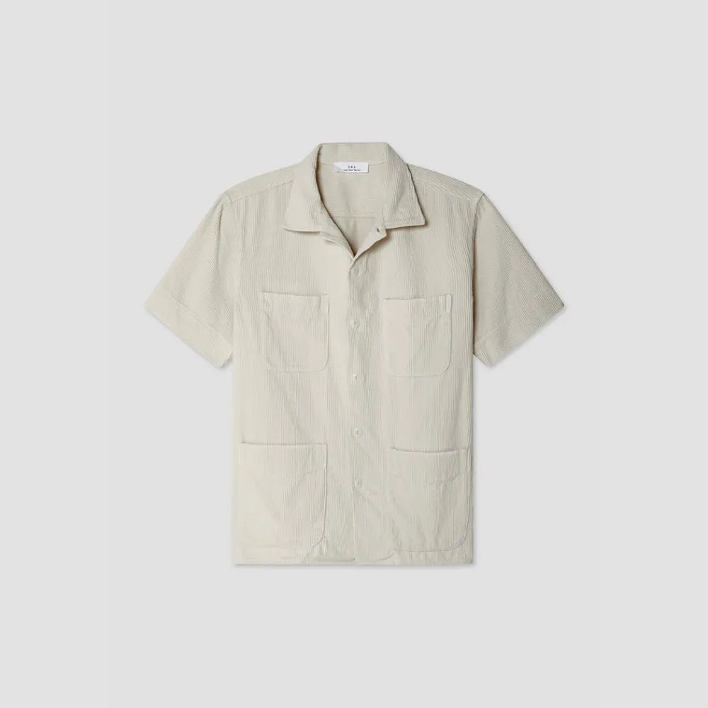 Save Khaki United - Chemise manches courtes - Ecru