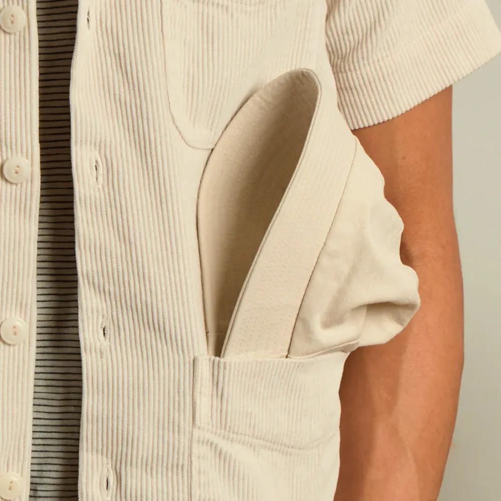 Save Khaki United - Chemise manches courtes - Ecru