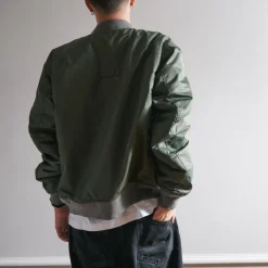 Women Schott x Merci - Bomber Vintage - Vert