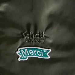 Women Schott x Merci - Bomber Vintage - Vert
