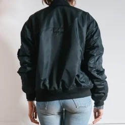 Women Schott x Merci - Bomber Vintage - Noir