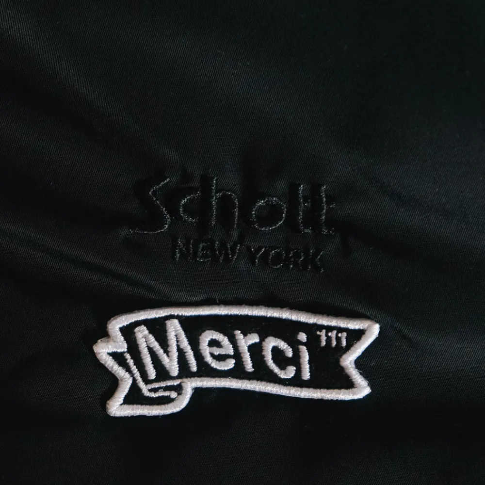 Women Schott x Merci - Bomber Vintage - Noir
