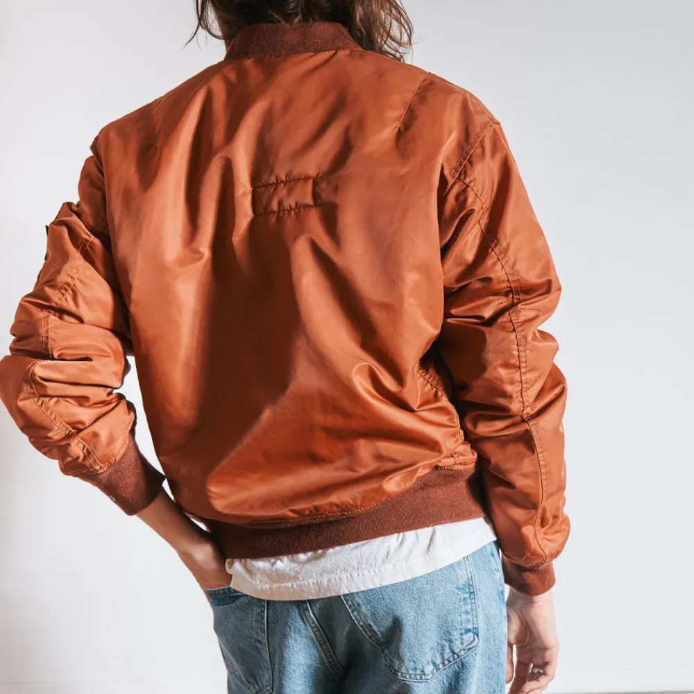 Women Schott x Merci - Bomber Vintage - Marron