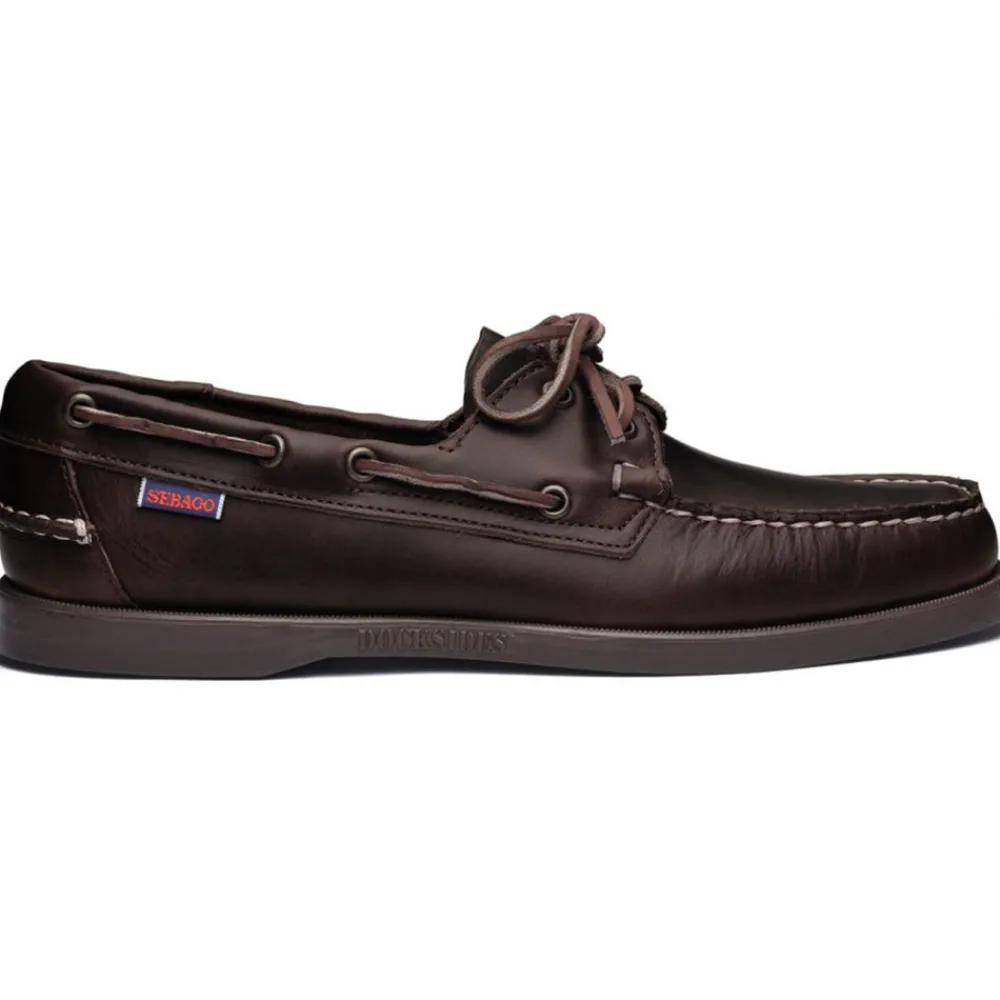 SEBAGO - Mocassins Portland Waxed - Marron